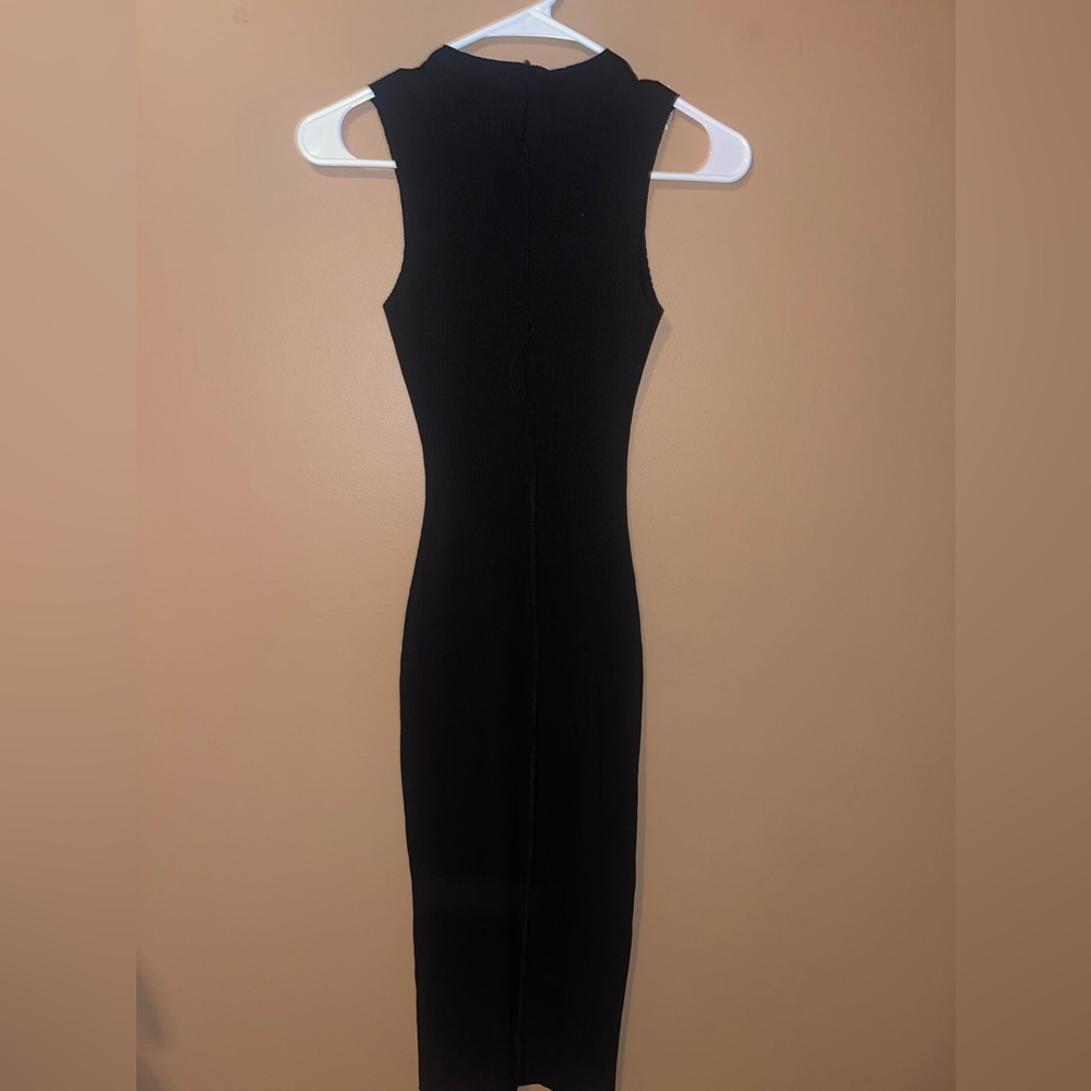 Naked Wardrobe black ribbed tank dress - Picture 7 of 10
